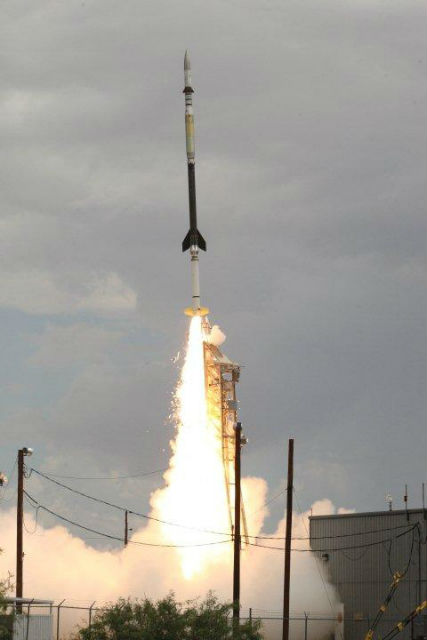 Запуск ракеты с телескопом Hi-C 11 июля 2012 года (фото NASA).