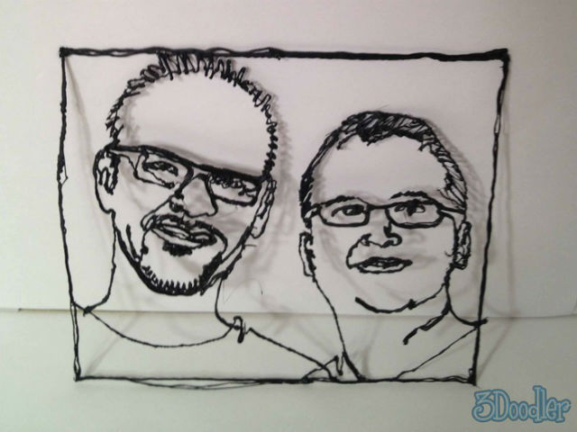 Питер и Макс – инвесторы проекта (фото 3Doodler).