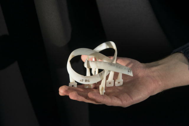 Пластиковая модель узла (фото Dustin Kleckner, William T. M. Irvine).