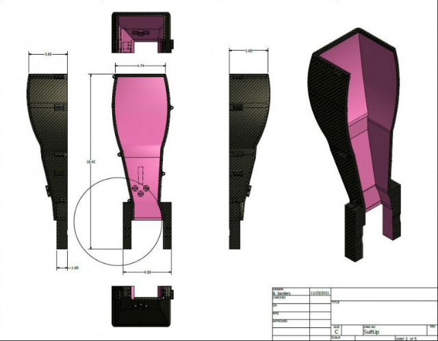 Эскиз гироскопических ботинок со встроенными мини-двигателями (иллюстрация Blaze Sanders/Solar System Express).
