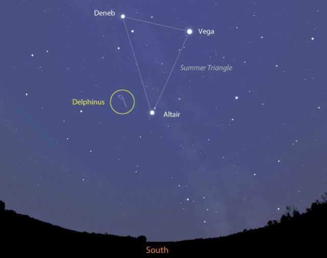 Созвездия указывают место на небе, откуда стоит ожидать метеоритный дождь (иллюстрация с сайта universetoday.com).