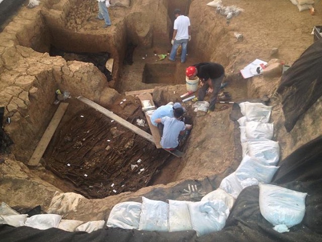 Захоронение, в котором покоились останки по меньшей мере трёх десятков человек имеет возраст более 1100 лет (фото Fundacion El Cano).