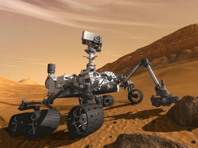 Часть марсохода будет построена из запасных деталей Curiosity (иллюстрация NASA/JPL-CALTECH). 