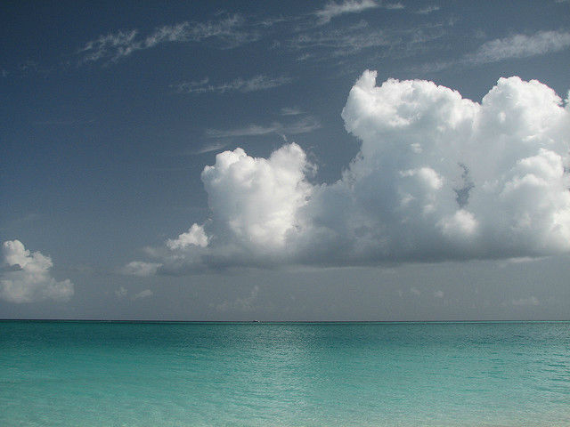 Вероятнее всего, от повышения температуры в атмосфере, нас спасают океаны (фото Ali West/Flickr). 