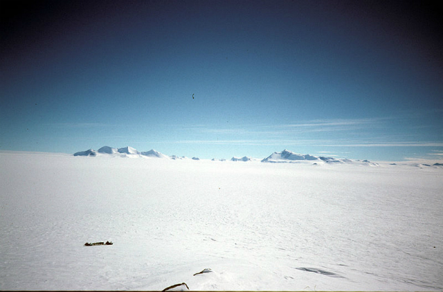 Ледяная пустыня Восточной Антарктиды (фото euphro/Wikimedia commons).