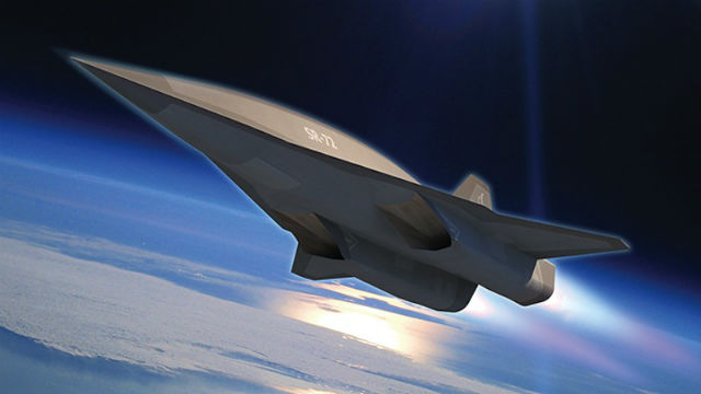 Новый гиперзвуковой самолёт SR-72 будет летать в шесть раз быстрее звука (иллюстрация Lockheed Martin). 