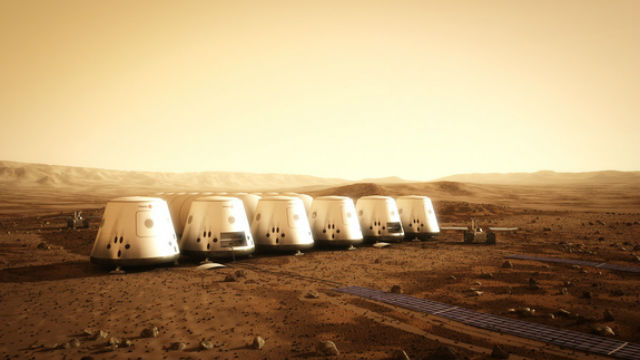 Колонисты Марса уже никогда не смогут вернуться на Землю (иллюстрация Mars One). 