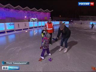 Московские парки приглашают в ледовые школы