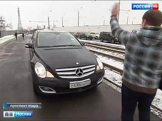 Автохамов на проспекте Мира перевоспитывают волонтеры