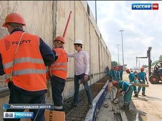 Собянин: Осенью 2016 на въезде в Зеленоград по Ленинградке появится двухуровневая развязка