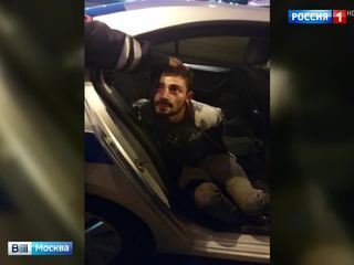Нетрезвый водитель протаранил патрульную машину на МКАД