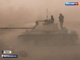 Советские танки громят игиловцев в Мосуле прямой наводкой