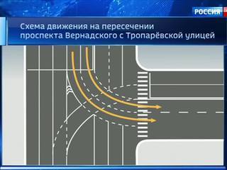 Новая разметка разгружает проблемные московские перекрестки