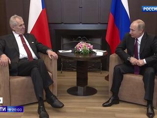  czech president bucks dictates and visits russia discuss 