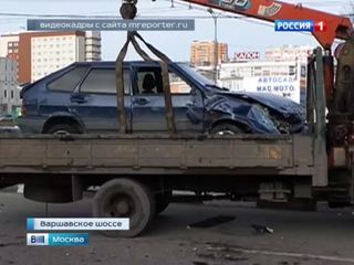 В ДТП на Варшавском шоссе пострадал человек
