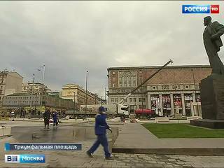 Триумфальная площадь станет оазисом в центре Москвы