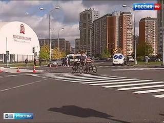 В Москве начали внедрять диагональные уличные переходы