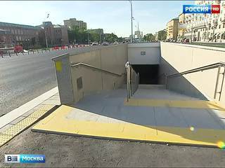 На пересечении Ленинградского проспекта и улицы Правды открылся подземный переход