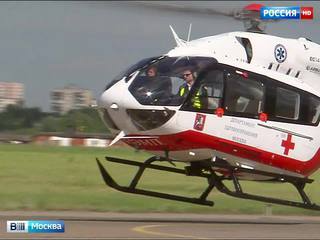 Девять подмосковных больниц в 2016 году оборудуют вертолетными площадками