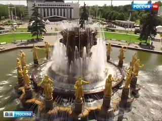 Сезон фонтанов в Москве продлили на неделю