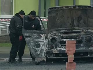 В Петербурге расстреляли полицейский УАЗ