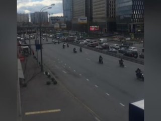 Сотни байкеров блокировали ТТК