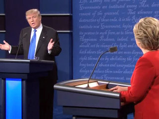 Первые дебаты Клинтон и Трампа: 