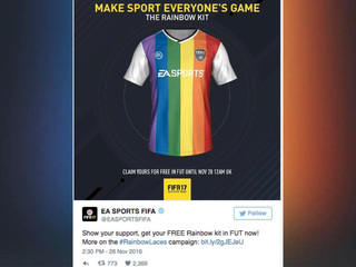 Роскомнадзор проверит FIFA 17 на пропаганду гомосексуализма