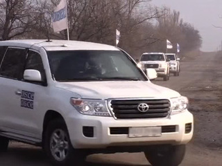 Наблюдатель из ОБСЕ чуть не попал под обстрел под Донецком