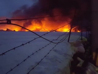 Пожар в Подмосковье: загорелись склады с медикаментами