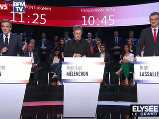 Теледебаты во Франции: зрители признали самым убедительным Меланшона