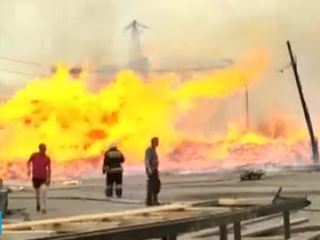 Огненный смерч уничтожил 170 домов в Сибири