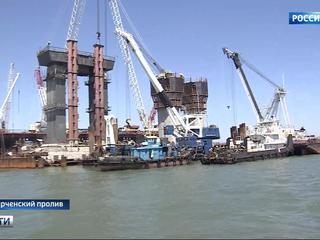 Ограничение судоходства на стройке Крымского моста будет минимальным