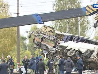 Глава ГИБДД Владимирской области: толкавшие автобус успели убежать, а те, кто был внутри, погибли