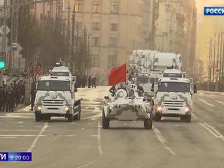Тысячи зрителей собрались на Тверской, чтобы увидеть военную технику перед репетицией парада