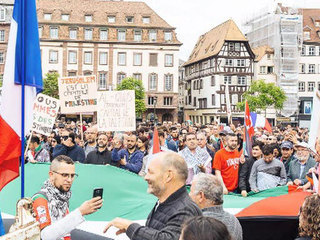 Во Франции прошел митинг в поддержку Палестины