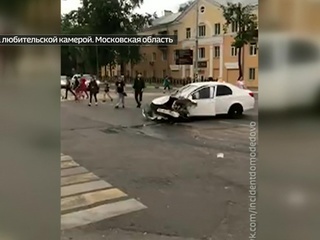 ДТП в Домодедово: подростков раскидало, словно кегли