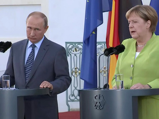Совместное заявление для прессы Владимира Путина и Ангелы Меркель