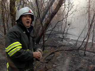 В Оренбургской области удалось локализовать степной пожар