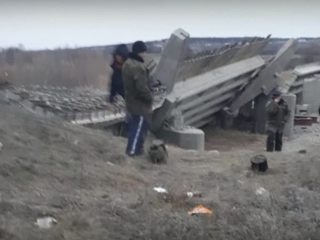 В результате обрушения моста в Воронежской области пострадали шесть человек