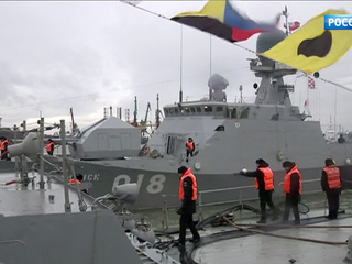 Новый полк Каспийской флотилии встал на новом причале в Дагестане