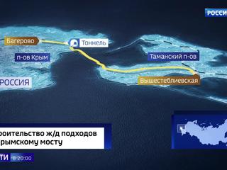 В Керчи завершили прокладку железнодорожного тоннеля к Крымскому мосту