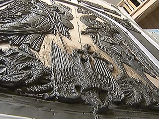 Эскизы северных врат главного храма Минобороны показали журналистам