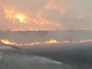 Природные пожары в Приморье угрожают движению поездов по Транссибу