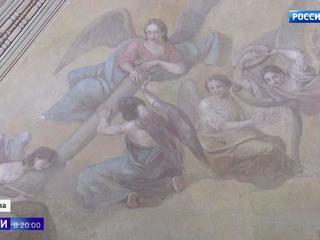 Завершилась реставрация интерьеров храма Воскресения Словущего на Успенском Вражке