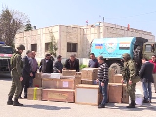 В Сирию доставили полторы тонны гуманитарного груза из России