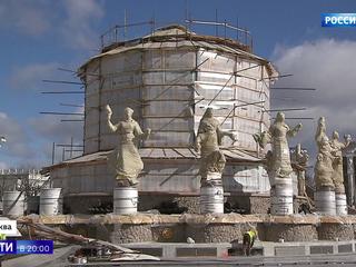 Реставрация завершена: девушки вновь ведут хоровод на фонтане 
