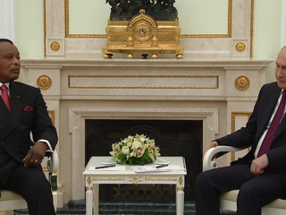 Путин встретился со своим коллегой из Конго Дени Сассу-Нгессо