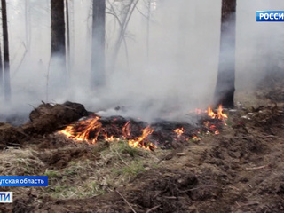 Лесные пожары стремительно приближаются к жилым домам в Иркутской области