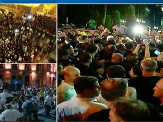 В Тбилиси опять начались беспорядки